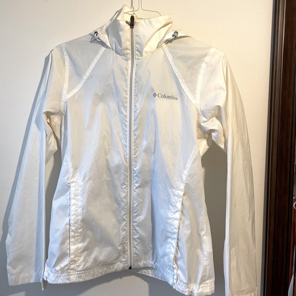 White Columbia Rain Jacket